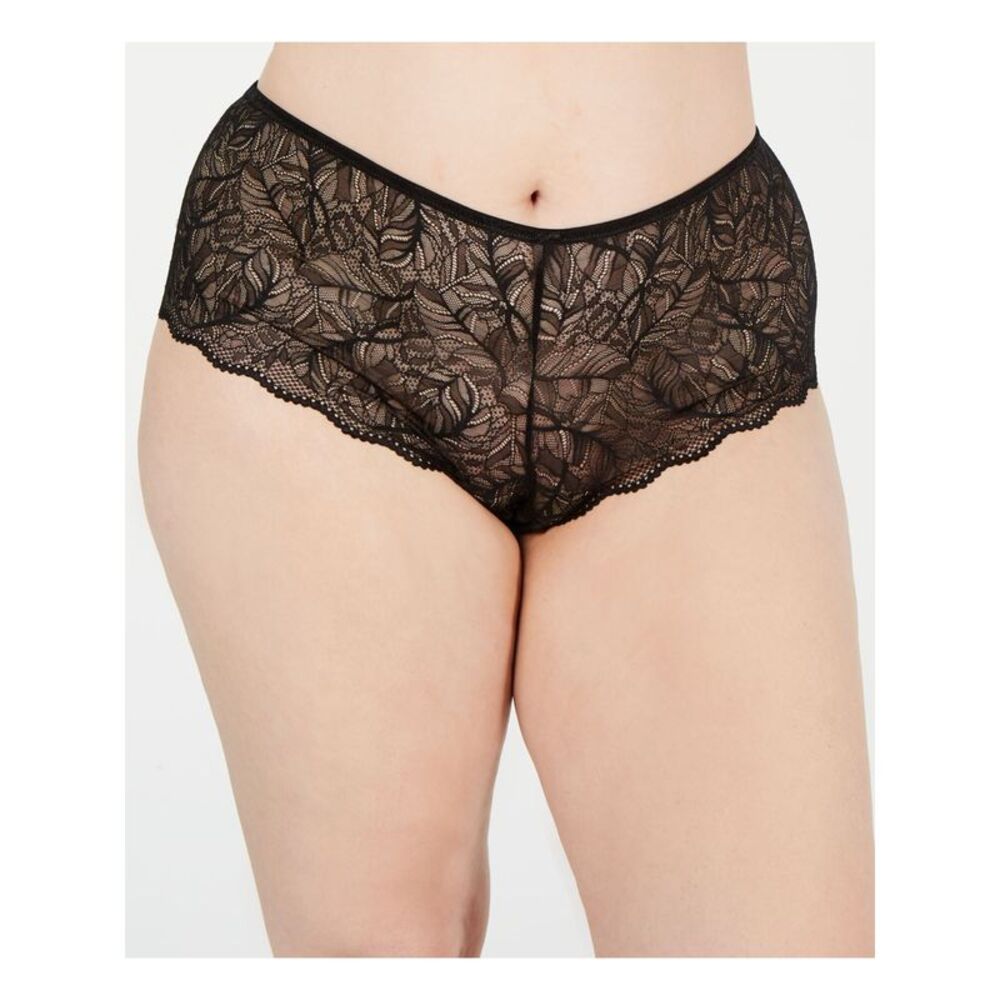 INC Intimates Black Boy Short Underwear Plus 3X